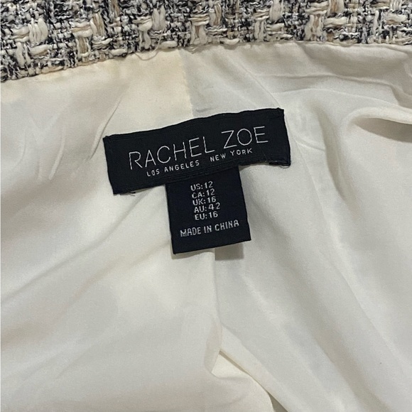 Rachel Zoe tweed oversize blazer style coat - Picture 8 of 8